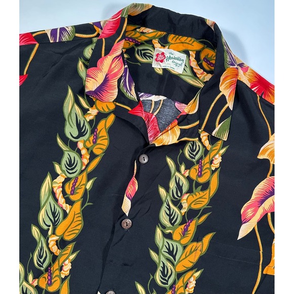 Hawaiian Original Floral Hawaiian Short Sleeve AOP Button Up Shirt Mens XXL - Picture 1 of 5